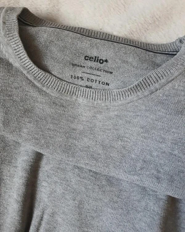 Jersey gris cuello redondo hombre 40 Célio – photo 6